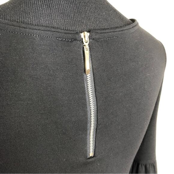 WHBM black bell sleeve cuff sheath dress size Extra Small - Picture 8 of 12